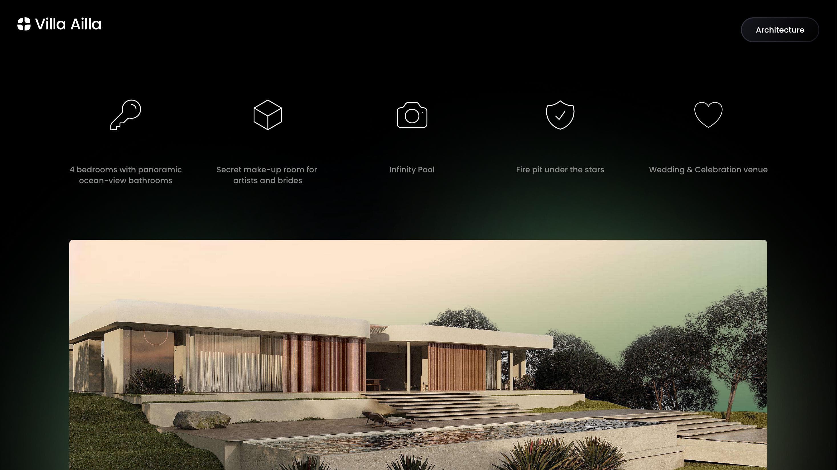 Architecture frame from the concept book.